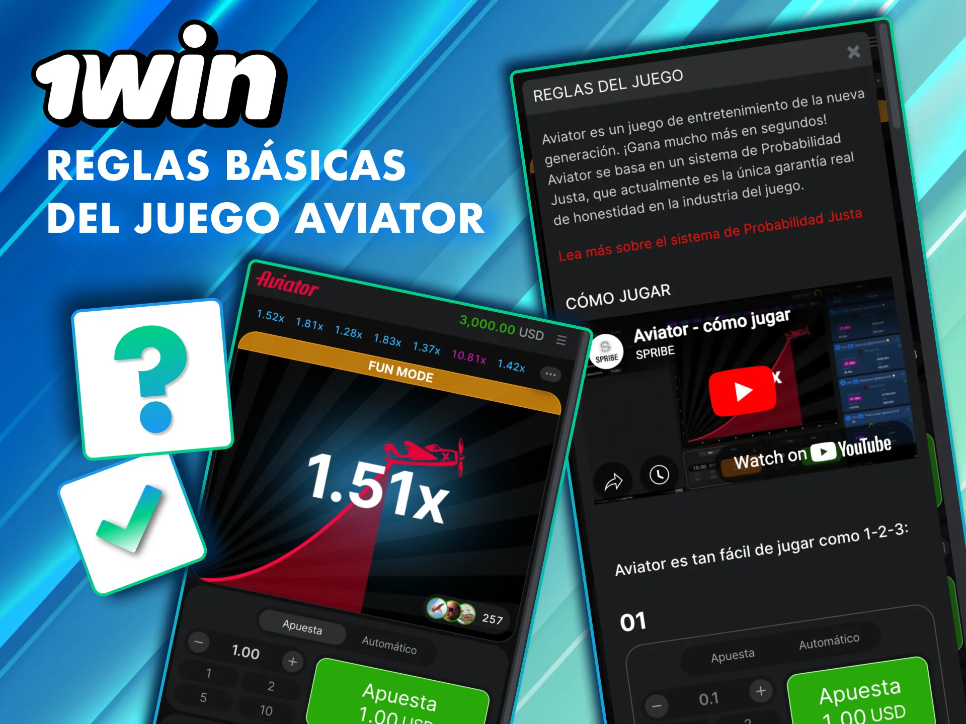 En Aviator de 1Win decides cuándo retirar para asegurar tu premio.
